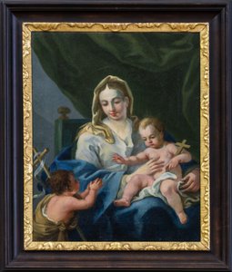 María con Jesús y San Juan