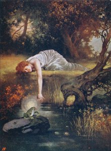 El Príncipe Rana con la princesa, principios del siglo XX