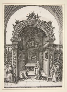 Sagrario de Altar con la Mujer Adúltera de Daniel Hopfer