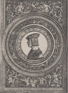 Retrato del emperador Carlos V de Daniel Hopfer
