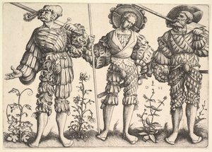 Tres Soldados Alemanes de Daniel Hopfer