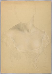 Busto de una Mujer, Posiblemente Estudio para el Retrato de la Sra. Rutherford B. Hayes de Daniel Huntington
