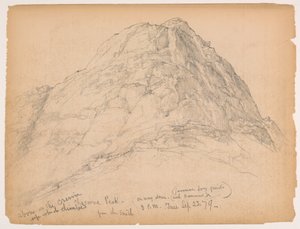 Pico Chocorua desde un hombro sur de Daniel Huntington