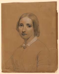 Dibujo, Sarah E. Richards, Hermana, 1841 de Daniel Huntington