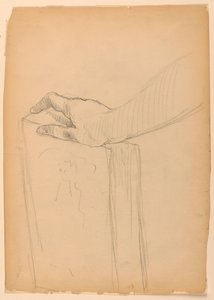 Dibujo, Estudio para The National Ac, 1887 de Daniel Huntington