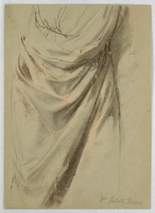 Dibujo, Estudio para "Tribute Money", 1852 de Daniel Huntington