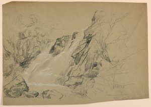 Cataratas Goodrich, río Ellis, New Hampshire de Daniel Huntington