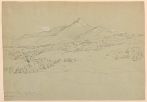 Monte Chocorua desde la colina cerca del pueblo de Tamworth de Daniel Huntington