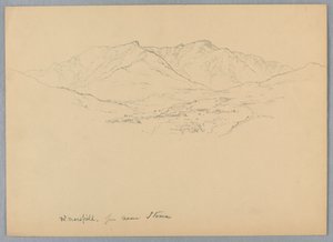Monte Mansfield desde cerca de Stowe, Vermont