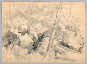 Cerca de las Cataratas de Wildcat Brook, Jackson, New Hampshire