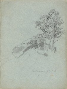 Punto en Trampas. 30 de julio. 72, de un cuaderno de bocetos de Daniel Huntington