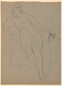 Desnudo femenino sentado de Daniel Huntington