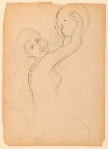 Boceto para una bacante de Daniel Huntington