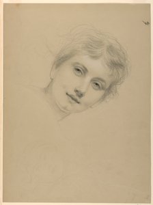 Boceto para una bacante de Daniel Huntington