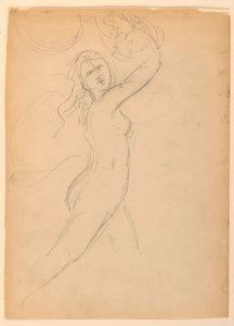 Boceto para una bacante