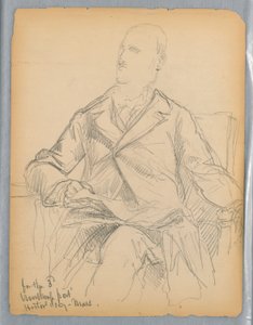 Bocetos para el retrato del Sr. Winthrop para la Sociedad Histórica, Mass. de Daniel Huntington