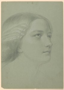 Estudio para una Magdalena de Daniel Huntington
