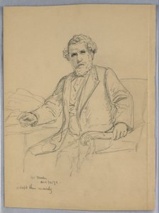 Estudio para Retrato de Charles J. Martin de Daniel Huntington
