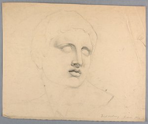 Estudio de Marco Antonio de una estatua de Daniel Huntington