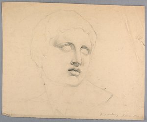 Estudio de Marco Antonio de una estatua de Daniel Huntington