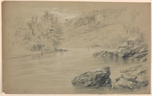 El Río Androscoggin en Gorham, New Hampshire de Daniel Huntington