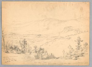 Vista hacia el sur desde el Monte Kearsarge, New Hampshire de Daniel Huntington