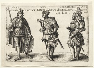 Three Worthy Christians de Daniel I Hopfer