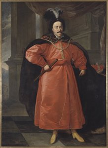 Jean II Casimir Vasa, rey de Polonia y gran duque de Lituania (detalle) de Daniel Jerzy Schultz