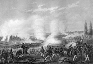 Batalla de Talavera, España, 27-28 de julio de 1809, c. 1857