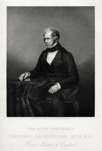 Henry John Temple, 3er Vizconde Palmerston, estadista británico, c1880