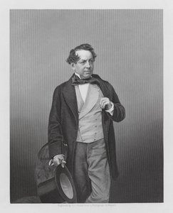 John Baldwin Buckstone, actor y dramaturgo inglés (grabado)