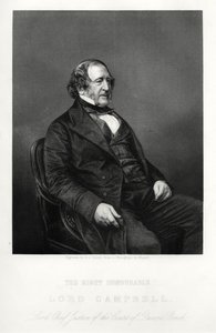 John Campbell, 1er Barón Campbell, político y abogado liberal británico, c1880 de Daniel John Pound