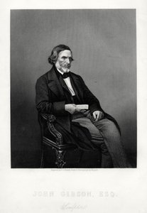 John Gibson, 1790-1866, escultor británico, c1880 de Daniel John Pound