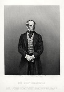 John Somerset Pakington, 1er Barón Hampton, político inglés, c1880