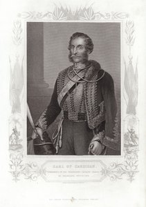 Retrato de James Brudenell, Conde de Cardigan (grabado) de Daniel John. Pound