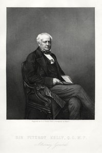 Sir Fitzroy Kelly, juez inglés, c1880 de Daniel John Pound