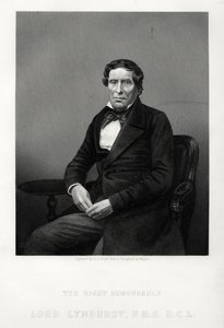 El Muy Honorable John Singleton Copley, Lord Canciller y político, c1880 de Daniel John Pound