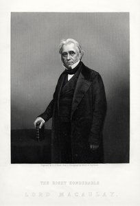 Thomas Babington Macaulay, poeta, historiador y político whig británico de Daniel John Pound