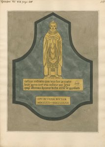 Placa de latón para Thomas Symons de la iglesia de Greenford