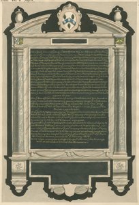 Conmemoración de John Peryn en la iglesia de Acton