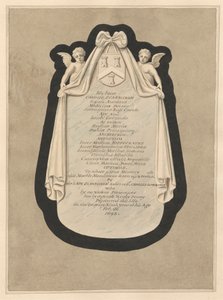 Monumento a Carous Scarburgh de la iglesia de Cranford de Daniel Lysons