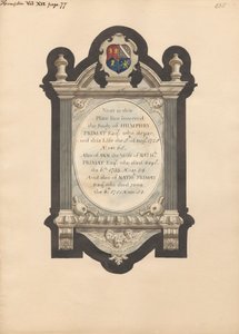 Monumento a Humphry Primat, Nathaniel y Ann Primat de la iglesia de Hampton