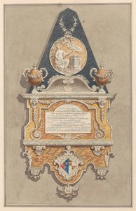 Monumento a Jane Coke, de la iglesia de Sunbury de Daniel Lysons
