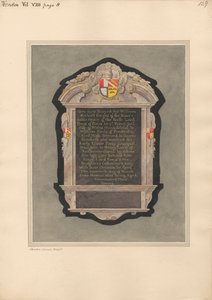 Monumento a Sir William Herbert desde la iglesia de Hendon