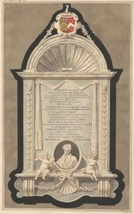 Monumento a William Smith de la iglesia de Cranford de Daniel Lysons