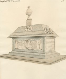 Nathaniel Lord Delamer y Henry y George Booth de Hampstead Church de Daniel Lysons