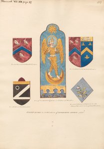 Vidrieras de la iglesia de Hanworth de Daniel Lysons