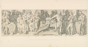 El juramento de fidelidad de Harold a Guillermo, jurado sobre las reliquias ocultas de los santos de Daniel Maclise