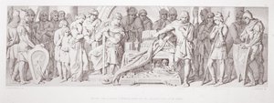 El juramento de fidelidad de Harold a William, jurado sobre las reliquias ocultas de los santos, de 