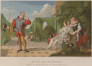 Malvolio y la Condesa de Daniel Maclise